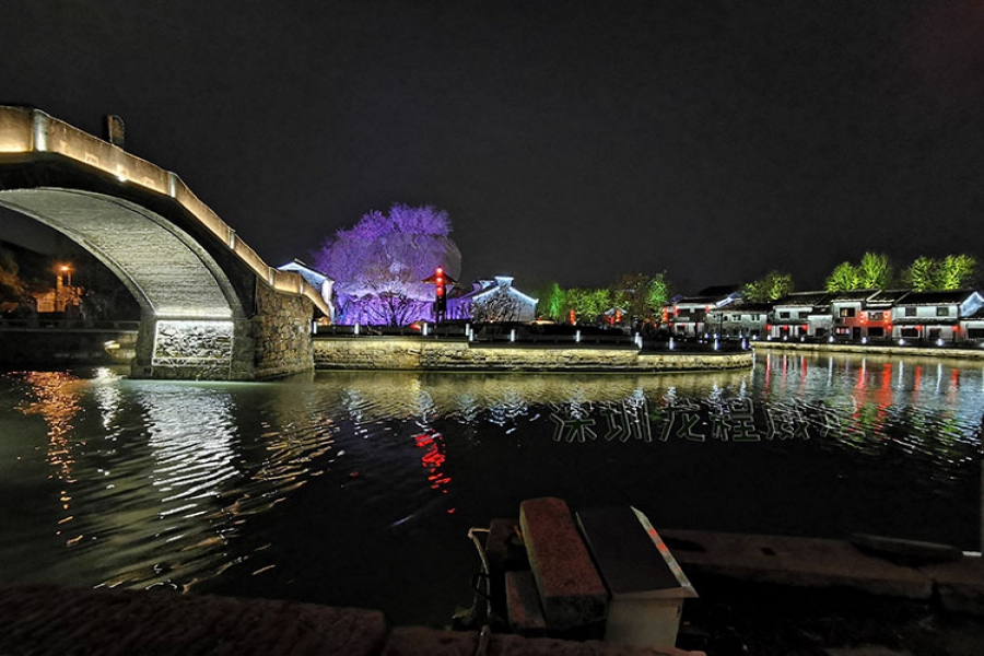 無錫清名橋古運河景區燈光秀